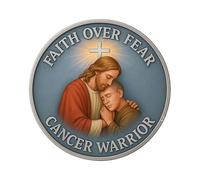 Zibeem Christian Challenge Coin | Good Luck Coin,Commemorative Detailed Medallion Collection for Enthusiasts Adults Home Men Women Spiritual Support Fans