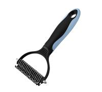 Zibeem De-Matting Comb for Dogs - 2-Sided Pet Cats Shedding Brush,Pet Grooming Tool Pet Detangling Rakes Pet Detangler Comb for Small, Medium & Large Pets Dog Cats