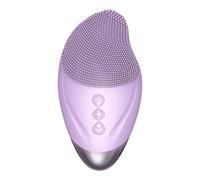 Zibeem Face Brush Cleanser - Soft Silicone Face Scrubber,Rechargeable Waterproof Vibrating Simple Skin Care Tools for Deep Cleansing, & Enhances Absorption