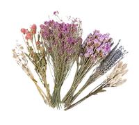 Zibeem Flower Hamster Bedding, Small Animal Flowers Habitat Decor, Natural Theme Cage Hamster Decor Bedding Flowers, Mice Habitat Enclosure Decor, Habitat Decor Sprays Set For Hamsters