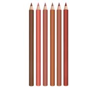 Zibeem Matte Lip Liner Set - Waterproof Lipliner Matte Lip Pencil 6 Pieces - Sculptor Lipstick Long Wear Lipliner for Friends Daughter Girlfriend Wife Mom Family