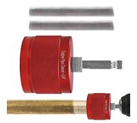 Zibeem Metal Copper Pipe Cleaner | Tube Cleaning Brush for Plumbing,1/2", 3/4", 1" Precision Copper Pipe Cleaner for Plumbing, Home, Crafts, Garage, Electrician, Workshop