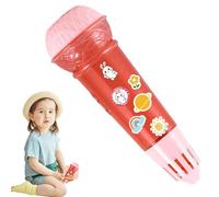 Zibeem Microphone for Children | Cartoon Funny Physical Karaoke Echo Microphone | Multifunctional Voice Changing Supplies, Echo Microphone Toy Early Development Supplies for Kids