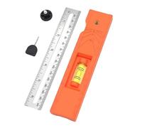 Zibeem Precision Edge Angle Ruler | Precision Ruler - Adjustable Portable Gauge Guide Measurement for Layout Cutting Drilling Building Carpentry Construction