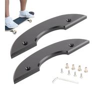 Zibeem Skateboard Tail Guard, Shock Absorbing Skate Board Accessories, Skateboard Edge Protection, for Kids Boys Beginners Girls Children Youths