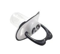 Zibeem Sleeping Round Nipple Soother,Cartoon Silicone Pacifier - Round Sleeping Animals Style Soother for Home, Travelling, Outdoor, Camping