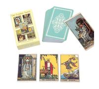 Zibeem Tarot Card Deck | Interactive 78-Sheet Toy | Tarot Card Guide Book - for Telling Beginner Travel Spreads Christmas Learning Journal Gathering