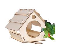 Zibeem Wooden Bird House,Wooden Bird House for Adults to Build | Unfinished Wood Birdhouse For Adults To Build, Creative Bird House