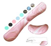 ZIBLY Wrist Rest Keyboard and Mouse Set - Non-Slip Ergonomic Wrist Cushion Support Pad - Easy Typing, Pain Relief - Premium Silky Gel Memory Foam for Work from Home Gaming Computer Laptop