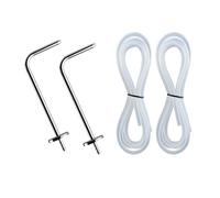 ZIBOO ASP2 Soft Tube,Static Pressure Probes with use for Fieldpiece JL3KM2, SDMN5,SDMN6,ADMN2,HVAC Pitot Static Tube Fit for Many Dual Port Manometer with2x 39.37FEET(1.0M) Soft Tube