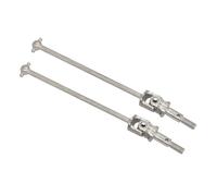 ZIBOXI 2Pcs Dogbone Drive Shaft HSP 102015 106015 108015 CVD For HSP Redcat 1/10 RC Car 94102 94103 94123 94177 94106 94107 94111 94108(85.5MM silver)