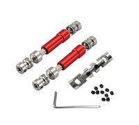 ZIBOXI 3pcs Drive Shaft CVD Driveshaft For MN128 MN86 MN86S MN86K MN86KS MN G500 1/12 RC Car Upgrade Parts Accessories(Red)
