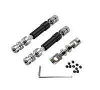 ZIBOXI 3pcs Drive Shaft CVD Driveshaft For MN128 MN86 MN86S MN86K MN86KS MN G500 1/12 RC Car Upgrade Parts Accessories(Black)