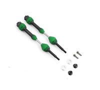 ZIBOXI 4 Pcs/2pcs Rear Drive Shaft Driveshaft CVD For 1/10 Trxs Slash Rustler Hoss Stampede VXL 4X4 6851R 6852R RC Car(Green rear)