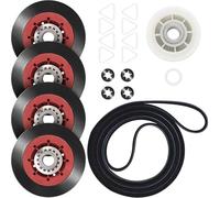 ZIBOXI 4392067 27-inch Dryer Repair Kit For Whirlpool For KitchenAid Dryers WPW10314173 Drum Roller 661570V Belt 279640 Idler Pulley