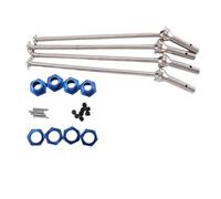 ZIBOXI 4Pcs Front And Rear Drive Shaft CVD With Extended Wheel Hex For 1/10 Arrma Kraton Outcast Upgrade Parts(Red)