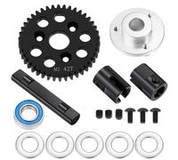 ZIBOXI Diff Gears Steering Assembly Chassis Armor Protection Skid Plate Wheel Hex Hub Adapter Nut Pins For 1/7 Rc Car Felony 6S(42T)