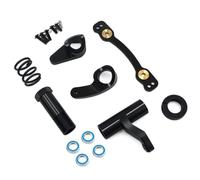 ZIBOXI Diff Gears Steering Assembly Chassis Armor Protection Skid Plate Wheel Hex Hub Adapter Nut Pins For 1/7 Rc Car Felony 6S(Orange)