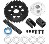 ZIBOXI Diff Gears Steering Assembly Chassis Armor Protection Skid Plate Wheel Hex Hub Adapter Nut Pins For 1/7 Rc Car Felony 6S(46T)