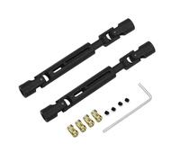 ZIBOXI Drive Shaft CVD With 3mm To 4mm Bushing Suitable For MN78 MN82 LC791/12 RC Car Upgrade Parts Accessories(Black)