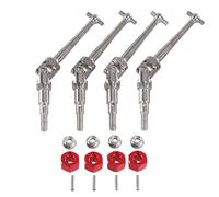 ZIBOXI For MJX 1/16 16207/8/9/10 H16 H16BM H16PL 1/14 14210 H14bm RC Car Coupling Nut CVD Drive Shaft Parts Accessories(Red)