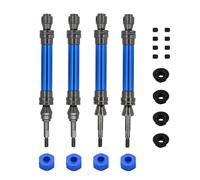 ZIBOXI Front And Rear Drive Shaft CVD 1/10 Fit For Traxxas Slash For Rustler For Stampede For Hoss VXL 4X4 RC Car Upgrade Parts(Navy 1set)