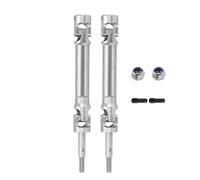 ZIBOXI Front Axle Shaft And Rear Drive Shaft 1/10 Fit For Traxxas Slash 2WD 4X4 Rustler RC Car Upgrade Parts(B rear)