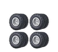 ZIBOXI Front Rear Wheel Tires Hubs & CVD Driver Shaft Set For 1/24 RC Crawler Car Axial SCX24 All Series Modified Upgrade Parts(Wheel Tire Set-A)
