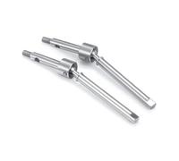ZIBOXI Racing 1/24 RC Crawler Car Front Rear Axle Drive Shaft Upgrades Parts Accessories For Axial SCX24 AX24(Stainless Steel A)