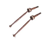 ZIBOXI Racing Front Rear CVD Drive Shaft Upgrades Parts Accessories 1/10 RC Car Fit For Tamiya Hotshot II(YELLOW)