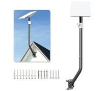 ZiBwnfuxcz Starlink Mount, Gen 2 Compatible, Black Metal Wall Mount with Adapter, Long Mount