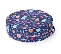 Zicac Toddler Booster Seat for Dining Table, Dismountable Washable Dining Chair Booster Cushion with Adjustable Straps,Travel Booster seat for Baby Kids Infant