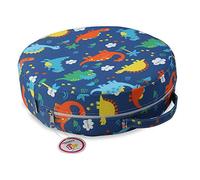Zicac Toddler Booster Seat for Dining Table, Round, Cowboy Blue | Removable, Washable, Non-slip, Child Baby Booster Cushion for Dining Chair, 2 Years+