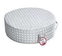 Zicac Toddler Booster Seat for Dining Table, Round, Grey | Removable, Washable, Non-slip, Child Baby Booster Cushion for Dining Chair, 2 Years+