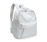 Zicac Unisex DIY Canvas Backpack Daypack Satchel Backpack(Natural White)