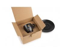 Zicaffè espresso cup Black of Italy black gift box