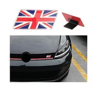 Ziciner 3D British Flag Emblem Badge with L Shaped Mounting Bracket, Auto Front Fender Badge Sign Emblem, Car Front Grill Bumper Decoration, Compatible with European Vehicles