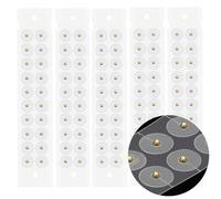 Zickdom Ear Seeds Acupressure Kit - Natural Auriculotherapy for Headache Relief,Stress & Sleep Support | Needle-Free Ear Acupuncture Stickers Long-Lasting Wear,Supports Natur Small Gold Beads - 100pc