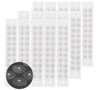 Zickdom Ear Seeds Acupressure Kit - Natural Auriculotherapy for Headache Relief,Stress & Sleep Support | Needle-Free Ear Acupuncture Stickers Long-Lasting Wear,Supports NAT Small Silver Beads - 300pc