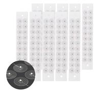 Zickdom Ear Seeds Acupressure Kit - Natural Auriculotherapy for Headache Relief,Stress & Sleep Support | Needle-Free Ear Acupuncture Stickers Long-Lasting Wear,Supports NAT Small Silver Beads - 200pc