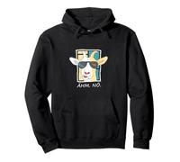 Zickige Ziege mit Sonnenbrille - Ähm. Nö. Nein! Sager Pullover Hoodie