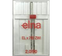 ZickZack Sewing Machine Elna Universal Twin Needle ELx705 Pcs 2.0/90