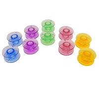 ZickZackNaehmaschine Coloured colourful plastic bobbins for Singer Talent 3323 and Tradition 2250, 2259, 2263, 2273 pack of 10
