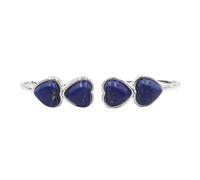 Zicnjodye 1pair Nature Stone Heart Shaped Geometric Earrings For Women