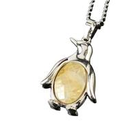 Zicnjodye 1pc Penguin Pendants Necklaces Natural Shell Egg Shaped Seashell Pendant For Women