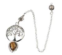 Zicnjodye 1pc Tree Of Life Natural Stone Water Drop Shape Pendulum