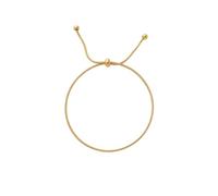 Zicnjodye Gold Plated Stainless Steel Bracelets For Women Adjustable Pearl Slide Square Rainbow Snake Chain Red Braided String Cubic Zirconia Gift For Birthday