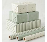 ZICOTO Beautiful Gift Wrapping Paper Rolls for All Occasions - Set of 3 Quality Rolls For Wedding, Birthday, Baby Shower & Christmas - Add a Touch of Magic to Every Gift You Wrap - 17 x 120 in