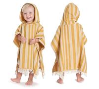 ZICOTO Stylish Hooded Beach Towel for Kids - Extra Soft and Fast Drying Poncho for Toddlers 1-3 Years is Made of Premium Cotton - Perfect Baby Cover Up for Beach Days or Pool and Bath Time Adventures