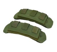 ZIDDAR 2 Pack Shoulder Strap Pad Vest Shoulder Strap Pads Backpack Strap Pads Fit 2'' Bags Shoulder Straps Brown Backpack